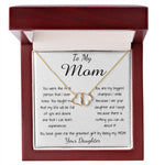 Mom Necklace - To Mom Necklace, Gorgeous Necklace for Mom from Daughter, Mother's Day Everlasting Love Necklace