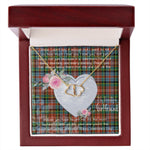 Gift To My Beautiful Girlfriend Valentine Necklace For Soulmate Anniversary Clan Caledonia Tartan Everlasting Love Necklace,valentine necklace, necklace girlfriend, necklace for wife, cute necklaces for girlfriend, jewelry for girlfriend, to my soulmate necklace, to my future wife necklace,