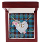 Gift To My Beautiful Girlfriend Valentine Necklace For Soulmate Anniversary Clan Home Ancient Tartan Everlasting Love Necklace,valentine necklace, necklace girlfriend, necklace for wife, cute necklaces for girlfriend, jewelry for girlfriend, to my soulmate necklace, to my future wife necklace,