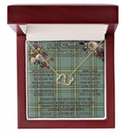 To My Beautiful Soulmate Necklace In Your Eyes I Have Found My Home Clan Kelly Tartan Everlasting Love Necklace
