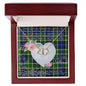 Gift To My Beautiful Girlfriend Valentine Necklace For Soulmate Anniversary Clan MacKellar Tartan Everlasting Love Necklace,valentine necklace, necklace girlfriend, necklace for wife, cute necklaces for girlfriend, jewelry for girlfriend, to my soulmate necklace, to my future wife necklace,