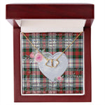 Gift To My Beautiful Girlfriend Valentine Necklace For Soulmate Anniversary Clan MacDuff Dress Modern Tartan Everlasting Love Necklace,valentine necklace, necklace girlfriend, necklace for wife, cute necklaces for girlfriend, jewelry for girlfriend, to my soulmate necklace, to my future wife necklace,