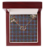To My Beautiful Soulmate Necklace In Your Eyes I Have Found My Home Clan Dalmahoy Tartan Forever Love Necklace Tartan Gift for Girlfriend Everlasting Love Necklace