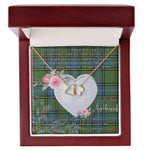 Gift To My Beautiful Girlfriend Valentine Necklace For Soulmate Anniversary Clan MacMillan Hunting Ancient Tartan Everlasting Love Necklace,valentine necklace, necklace girlfriend, necklace for wife, cute necklaces for girlfriend, jewelry for girlfriend, to my soulmate necklace, to my future wife necklace,