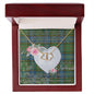 Gift To My Beautiful Girlfriend Valentine Necklace For Soulmate Anniversary Clan MacMillan Hunting Ancient Tartan Everlasting Love Necklace,valentine necklace, necklace girlfriend, necklace for wife, cute necklaces for girlfriend, jewelry for girlfriend, to my soulmate necklace, to my future wife necklace,