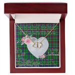 Gift To My Beautiful Girlfriend Valentine Necklace For Soulmate Anniversary Clan Duncan Modern Tartan Everlasting Love Necklace, Gift For Women, Gift For Wife, Gift For Girl Friend, Gift For Mother, Gift For Grandmother, Gift for Sister, Gift For Daughter, Gift for Mom