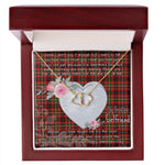 Gift To My Beautiful Girlfriend Valentine Necklace For Soulmate Anniversary Clan Innes of Moray Tartan Everlasting Love Necklace, Gift For Women, Gift For Wife, Gift For Girl Friend, Gift For Mother, Gift For Grandmother, Gift for Sister, Gift For Daughter, Gift for Mom