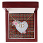 Gift To My Beautiful Girlfriend Valentine Necklace For Soulmate Anniversary Clan Innes of Moray Tartan Everlasting Love Necklace, Gift For Women, Gift For Wife, Gift For Girl Friend, Gift For Mother, Gift For Grandmother, Gift for Sister, Gift For Daughter, Gift for Mom