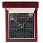 To My Beautiful Soulmate Necklace In Your Eyes I Have Found My Home Clan Galbraith Tartan Forever Love Necklace Tartan Gift for Girlfriend Everlasting Love Necklace
