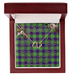 To My Beautiful Soulmate Necklace In Your Eyes I Have Found My Home Clan Dalrymple Tartan Forever Love Necklace Tartan Gift for Girlfriend Everlasting Love Necklace