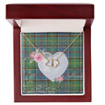 Gift To My Beautiful Girlfriend Valentine Necklace For Soulmate Anniversary Clan Whitelaw Tartan Everlasting Love Necklace,valentine necklace, necklace girlfriend, necklace for wife, cute necklaces for girlfriend, jewelry for girlfriend, to my soulmate necklace, to my future wife necklace,