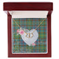 Gift To My Beautiful Girlfriend Valentine Necklace For Soulmate Anniversary Clan Whitelaw Tartan Everlasting Love Necklace,valentine necklace, necklace girlfriend, necklace for wife, cute necklaces for girlfriend, jewelry for girlfriend, to my soulmate necklace, to my future wife necklace,