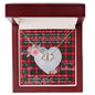 Gift To My Beautiful Girlfriend Valentine Necklace For Soulmate Anniversary Clan Belshes Tartan Everlasting Love Necklace, Gift For Women, Gift For Wife, Gift For Girl Friend, Gift For Mother, Gift For Grandmother, Gift for Sister, Gift For Daughter, Gift for Mom
