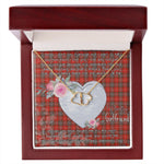 Gift To My Beautiful Girlfriend Valentine Necklace For Soulmate Anniversary Clan Fraser Weathered Tartan Everlasting Love Necklace, Gift For Women, Gift For Wife, Gift For Girl Friend, Gift For Mother, Gift For Grandmother, Gift for Sister, Gift For Daughter, Gift for Mom
