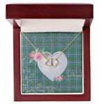 Gift To My Beautiful Girlfriend Valentine Necklace For Soulmate Anniversary Clan Irvine Tartan Everlasting Love Necklace, Gift For Women, Gift For Wife, Gift For Girl Friend, Gift For Mother, Gift For Grandmother, Gift for Sister, Gift For Daughter, Gift for Mom