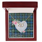 Gift To My Beautiful Girlfriend Valentine Necklace For Soulmate Anniversary Clan Smith Ancient Tartan Everlasting Love Necklace,valentine necklace, necklace girlfriend, necklace for wife, cute necklaces for girlfriend, jewelry for girlfriend, to my soulmate necklace, to my future wife necklace,
