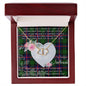 Gift To My Beautiful Girlfriend Valentine Necklace For Soulmate Anniversary Clan Urquhart Tartan Everlasting Love Necklace,valentine necklace, necklace girlfriend, necklace for wife, cute necklaces for girlfriend, jewelry for girlfriend, to my soulmate necklace, to my future wife necklace,