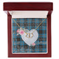 Gift To My Beautiful Girlfriend Valentine Necklace For Soulmate Anniversary Clan Garden Tartan Everlasting Love Necklace, Gift For Women, Gift For Wife, Gift For Girl Friend, Gift For Mother, Gift For Grandmother, Gift for Sister, Gift For Daughter, Gift for Mom