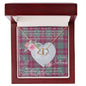 Gift To My Beautiful Girlfriend Valentine Necklace For Soulmate Anniversary Clan Crawford Ancient Tartan Everlasting Love Necklace,valentine necklace, necklace girlfriend, necklace for wife, cute necklaces for girlfriend, jewelry for girlfriend, to my soulmate necklace, to my future wife necklace,