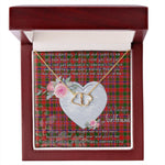 Gift To My Beautiful Girlfriend Valentine Necklace For Soulmate Anniversary Clan MacAlister Tartan Everlasting Love Necklace,valentine necklace, necklace girlfriend, necklace for wife, cute necklaces for girlfriend, jewelry for girlfriend, to my soulmate necklace, to my future wife necklace,