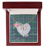 Gift To My Beautiful Girlfriend Valentine Necklace For Soulmate Anniversary Clan Inglis Ancient Tartan Everlasting Love Necklace, Gift For Women, Gift For Wife, Gift For Girl Friend, Gift For Mother, Gift For Grandmother, Gift for Sister, Gift For Daughter, Gift for Mom