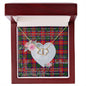 Gift To My Beautiful Girlfriend Valentine Necklace For Soulmate Anniversary Clan Riddell Tartan Everlasting Love Necklace,valentine necklace, necklace girlfriend, necklace for wife, cute necklaces for girlfriend, jewelry for girlfriend, to my soulmate necklace, to my future wife necklace,