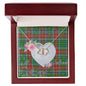 Gift To My Beautiful Girlfriend Valentine Necklace For Soulmate Anniversary Clan Muirhead Tartan Everlasting Love Necklace,valentine necklace, necklace girlfriend, necklace for wife, cute necklaces for girlfriend, jewelry for girlfriend, to my soulmate necklace, to my future wife necklace,