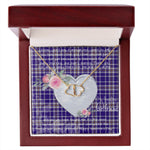 Gift To My Beautiful Girlfriend Valentine Necklace For Soulmate Anniversary Clan Allardice Tartan Everlasting Love Necklace, Gift For Women, Gift For Wife, Gift For Girl Friend, Gift For Mother, Gift For Grandmother, Gift for Sister, Gift For Daughter, Gift for Mom