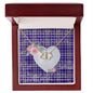 Gift To My Beautiful Girlfriend Valentine Necklace For Soulmate Anniversary Clan Allardice Tartan Everlasting Love Necklace, Gift For Women, Gift For Wife, Gift For Girl Friend, Gift For Mother, Gift For Grandmother, Gift for Sister, Gift For Daughter, Gift for Mom