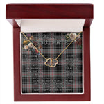 To My Beautiful Soulmate Necklace In Your Eyes I Have Found My Home Moffat Tartan Forever Love Necklace Tartan Gift for Girlfriend Everlasting Love Necklace