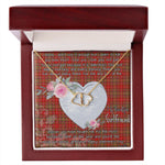 Gift To My Beautiful Girlfriend Valentine Necklace For Soulmate Anniversary Clan MacDougall Modern Tartan Everlasting Love Necklace,valentine necklace, necklace girlfriend, necklace for wife, cute necklaces for girlfriend, jewelry for girlfriend, to my soulmate necklace, to my future wife necklace,