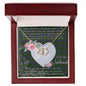 Gift To My Beautiful Girlfriend Valentine Necklace For Soulmate Anniversary Clan Ogilvie Hunting Tartan Everlasting Love Necklace,valentine necklace, necklace girlfriend, necklace for wife, cute necklaces for girlfriend, jewelry for girlfriend, to my soulmate necklace, to my future wife necklace,