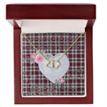 Gift To My Beautiful Girlfriend Valentine Necklace For Soulmate Anniversary Clan Little Dress Tartan Everlasting Love Necklace,valentine necklace, necklace girlfriend, necklace for wife, cute necklaces for girlfriend, jewelry for girlfriend, to my soulmate necklace, to my future wife necklace,