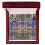 To My Beautiful Soulmate Necklace In Your Eyes I Have Found My Home Clan Hannay Grey Tartan Everlasting Love Necklace