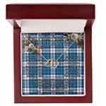 To My Beautiful Soulmate Necklace In Your Eyes I Have Found My Home Clan Muirhead Blue Tartan Forever Love Necklace Tartan Gift for Girlfriend Everlasting Love Necklace