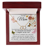 Mom Necklace Gift - To My Mom - Gift From Daughter - Mother's Day Necklace, Mother's Day Everlasting Love Necklace
