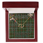 To My Beautiful Soulmate Necklace In Your Eyes I Have Found My Home Clan Copeland Tartan Everlasting Love Necklace