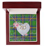 Gift To My Beautiful Girlfriend Valentine Necklace For Soulmate Anniversary Clan New Mexico Tartan Everlasting Love Necklace,valentine necklace, necklace girlfriend, necklace for wife, cute necklaces for girlfriend, jewelry for girlfriend, to my soulmate necklace, to my future wife necklace,