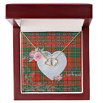 Gift To My Beautiful Girlfriend Valentine Necklace For Soulmate Anniversary Clan MacAulay Ancient Tartan Everlasting Love Necklace,valentine necklace, necklace girlfriend, necklace for wife, cute necklaces for girlfriend, jewelry for girlfriend, to my soulmate necklace, to my future wife necklace,