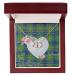 Gift To My Beautiful Girlfriend Valentine Necklace For Soulmate Anniversary Clan Marjoribanks Ancient Tartan Everlasting Love Necklace,valentine necklace, necklace girlfriend, necklace for wife, cute necklaces for girlfriend, jewelry for girlfriend, to my soulmate necklace, to my future wife necklace,