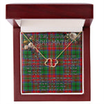 To My Beautiful Soulmate Necklace In Your Eyes I Have Found My Home Clan MacCulloch Tartan Forever Love Necklace Tartan Gift for Girlfriend Everlasting Love Necklace