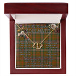To My Beautiful Soulmate Necklace In Your Eyes I Have Found My Home Clan Scott Brown Modern Tartan Everlasting Love Necklace