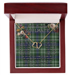 To My Beautiful Soulmate Necklace In Your Eyes I Have Found My Home Clan Blyth Tweeside District Tartan Everlasting Love Necklace