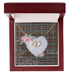 Gift To My Beautiful Girlfriend Valentine Necklace For Soulmate Anniversary Clan Murray of Atholl Weathered Tartan Everlasting Love Necklace,valentine necklace, necklace girlfriend, necklace for wife, cute necklaces for girlfriend, jewelry for girlfriend, to my soulmate necklace, to my future wife necklace,