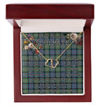 To My Beautiful Soulmate Necklace In Your Eyes I Have Found My Home Clan MacDonell Of Glengarry Ancient Tartan Forever Love Necklace Tartan Gift for Girlfriend Everlasting Love Necklace