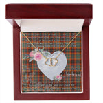 Gift To My Beautiful Girlfriend Valentine Necklace For Soulmate Anniversary Clan Innes Ancient Tartan Everlasting Love Necklace, Gift For Women, Gift For Wife, Gift For Girl Friend, Gift For Mother, Gift For Grandmother, Gift for Sister, Gift For Daughter, Gift for Mom
