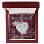 Gift To My Beautiful Girlfriend Valentine Necklace For Soulmate Anniversary Clan Little Tartan Everlasting Love Necklace,valentine necklace, necklace girlfriend, necklace for wife, cute necklaces for girlfriend, jewelry for girlfriend, to my soulmate necklace, to my future wife necklace,