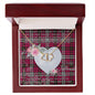 Gift To My Beautiful Girlfriend Valentine Necklace For Soulmate Anniversary Clan Little Tartan Everlasting Love Necklace,valentine necklace, necklace girlfriend, necklace for wife, cute necklaces for girlfriend, jewelry for girlfriend, to my soulmate necklace, to my future wife necklace,