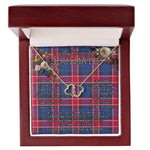 To My Beautiful Soulmate Necklace In Your Eyes I Have Found My Home Clan Graham of Menteith Pink Tartan Forever Love Necklace Tartan Gift for Girlfriend Everlasting Love Necklace