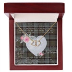 Gift To My Beautiful Girlfriend Valentine Necklace For Soulmate Anniversary Clan Stewart Weathered Tartan Everlasting Love Necklace,valentine necklace, necklace girlfriend, necklace for wife, cute necklaces for girlfriend, jewelry for girlfriend, to my soulmate necklace, to my future wife necklace,